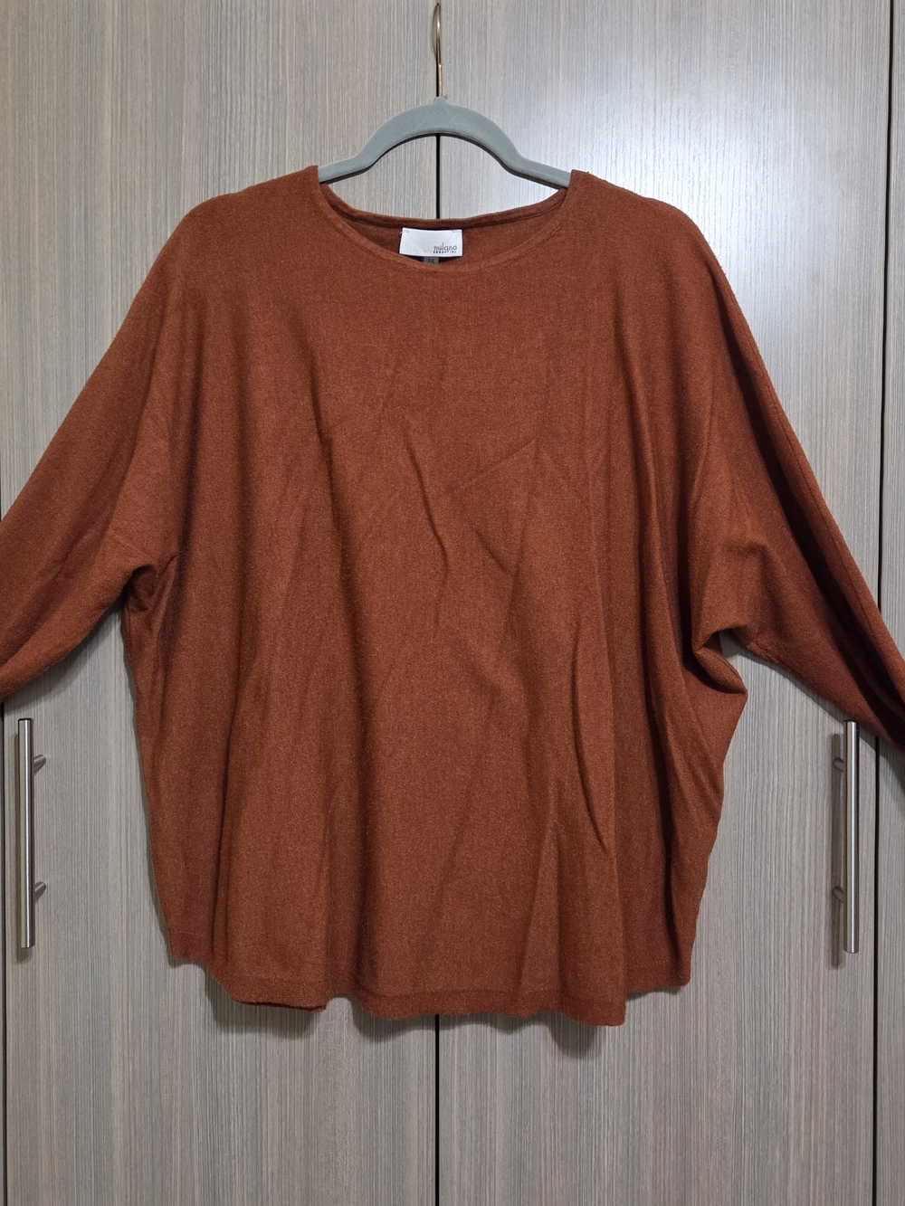 Milano Women's Crew Neck Sweater in Rust
